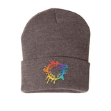 Sportsman Solid 12" Cuffed Beanie Embroidery - Mato & Hash