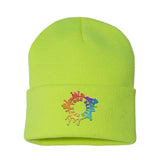 Sportsman Solid 12" Cuffed Beanie Embroidery - Mato & Hash