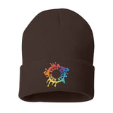 Sportsman Solid 12" Cuffed Beanie Embroidery - Mato & Hash