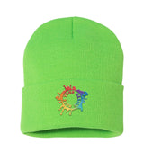 Sportsman Solid 12" Cuffed Beanie Embroidery - Mato & Hash