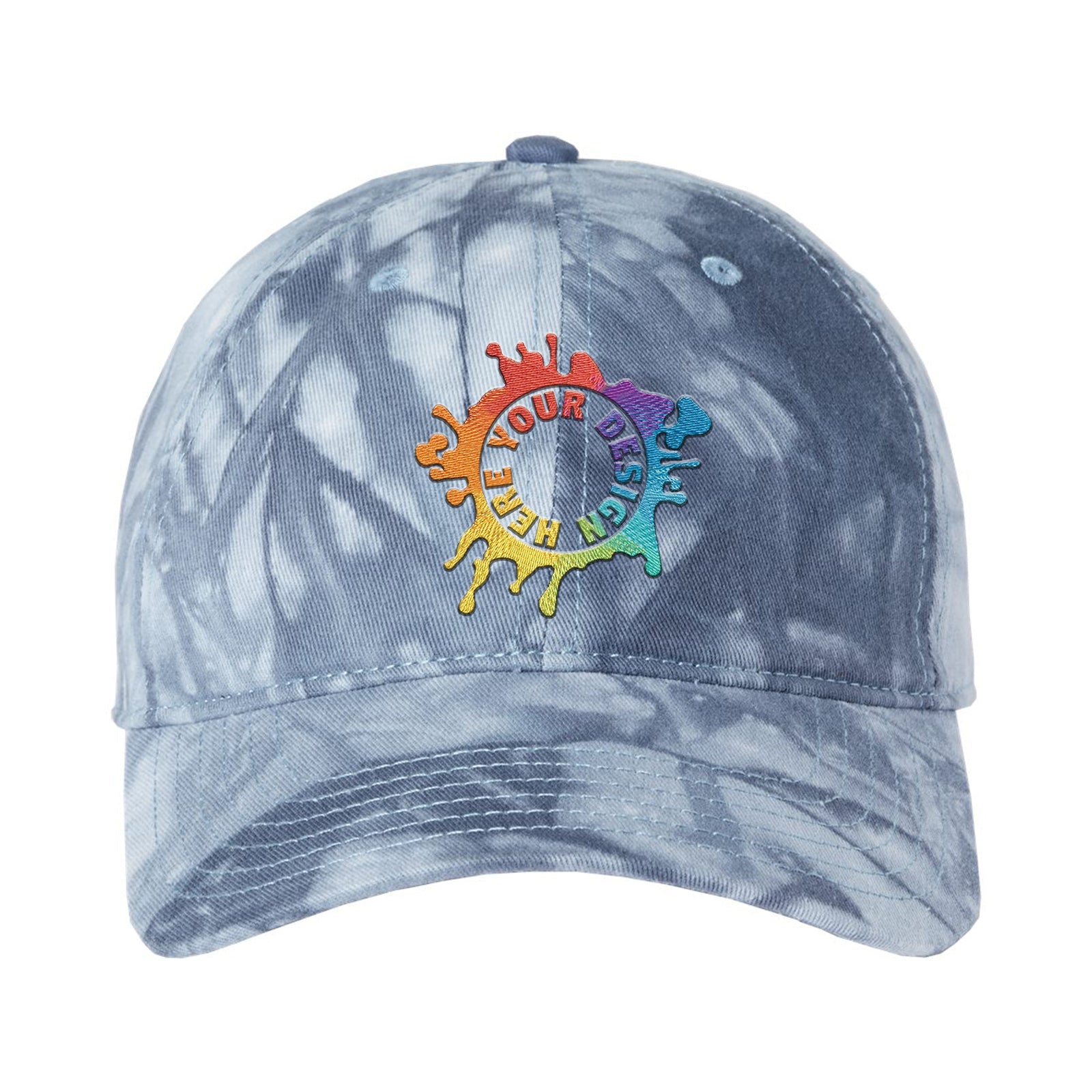 Sportsman Tie-Dyed Dad Cap Embroidery - Mato & Hash