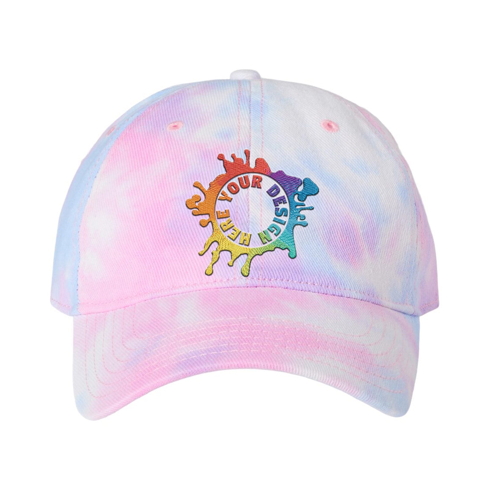 Sportsman Tie-Dyed Dad Cap Embroidery - Mato & Hash