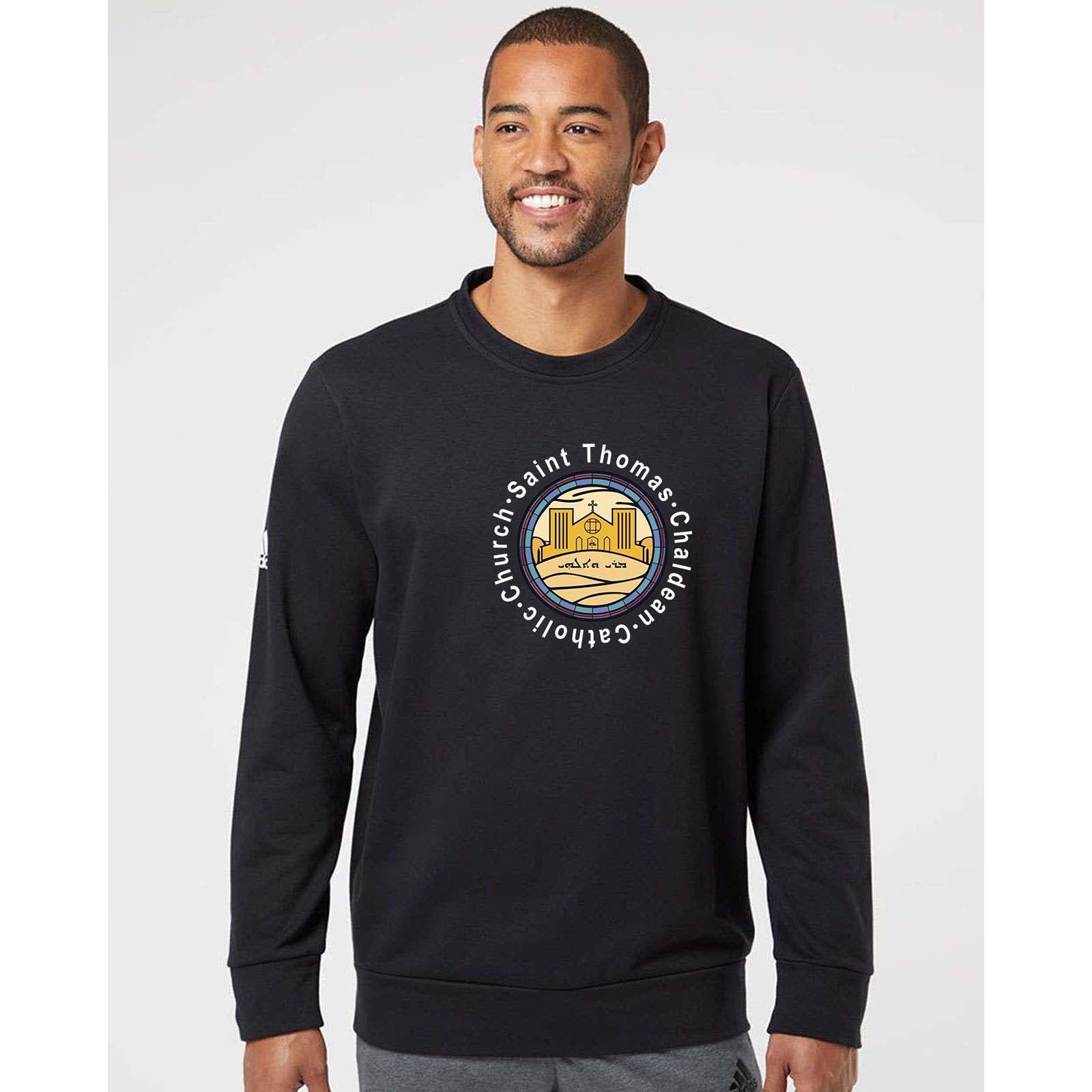 St. Thomas Catholic Church Adidas - Fleece Crewneck Sweatshirt Printed - Mato & Hash