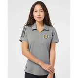 St. Thomas Catholic Church Adidas - Women's Floating 3-Stripes Polo Printed - Mato & Hash
