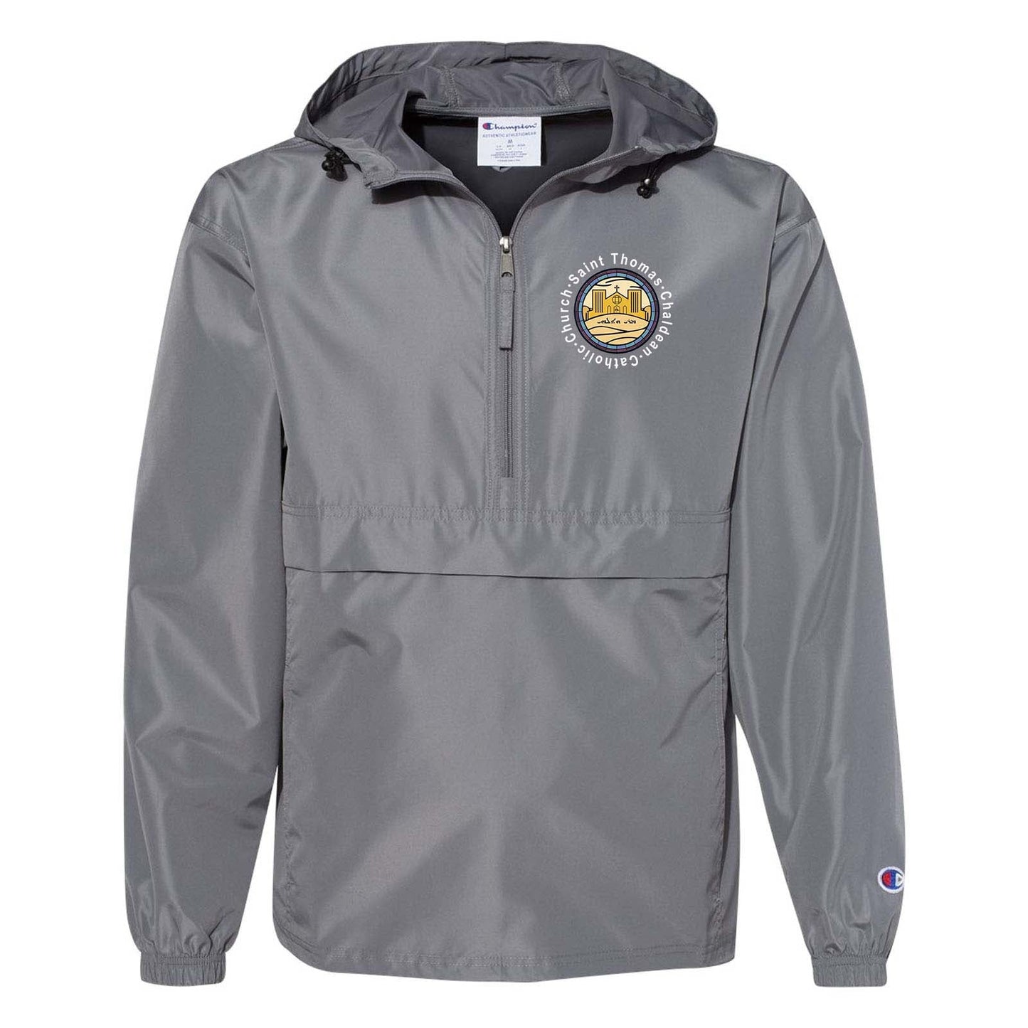 St. Thomas Catholic Church Champion Adult Packable Anorak 1/4 Zip Jacket - Mato & Hash
