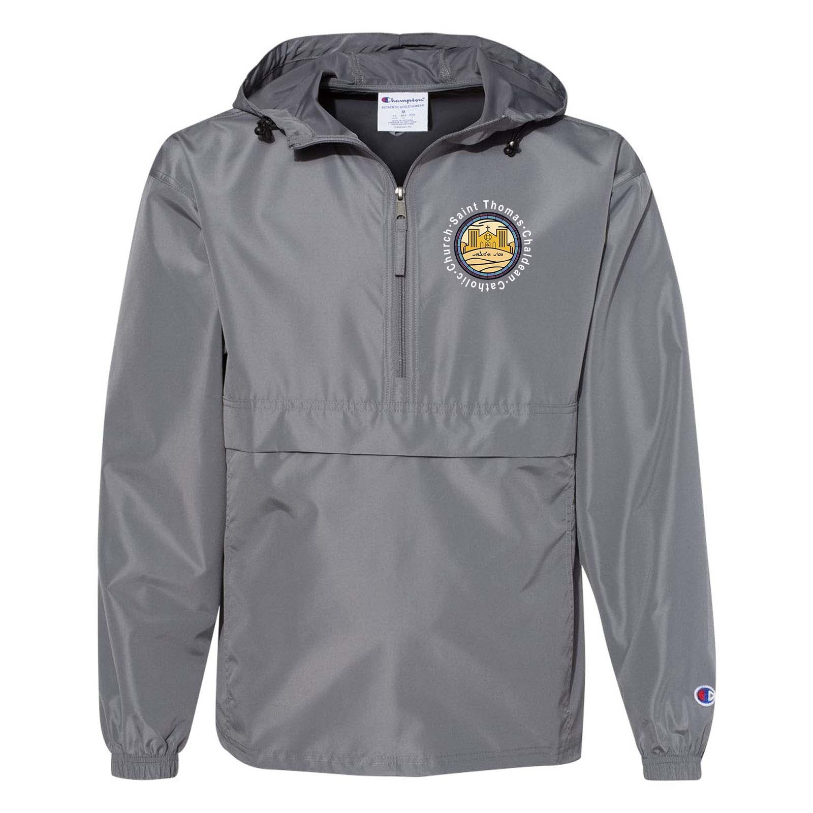 St. Thomas Catholic Church Champion Adult Packable Anorak 1/4 Zip Jacket - Mato & Hash