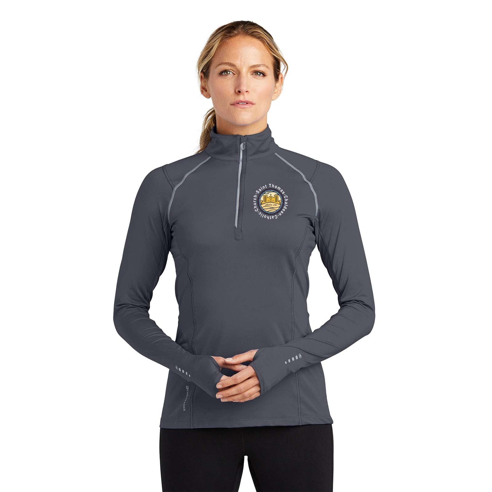 St. Thomas Catholic Church OGIO® ENDURANCE Ladies Nexus 1/4-Zip Pullover Printed - Mato & Hash
