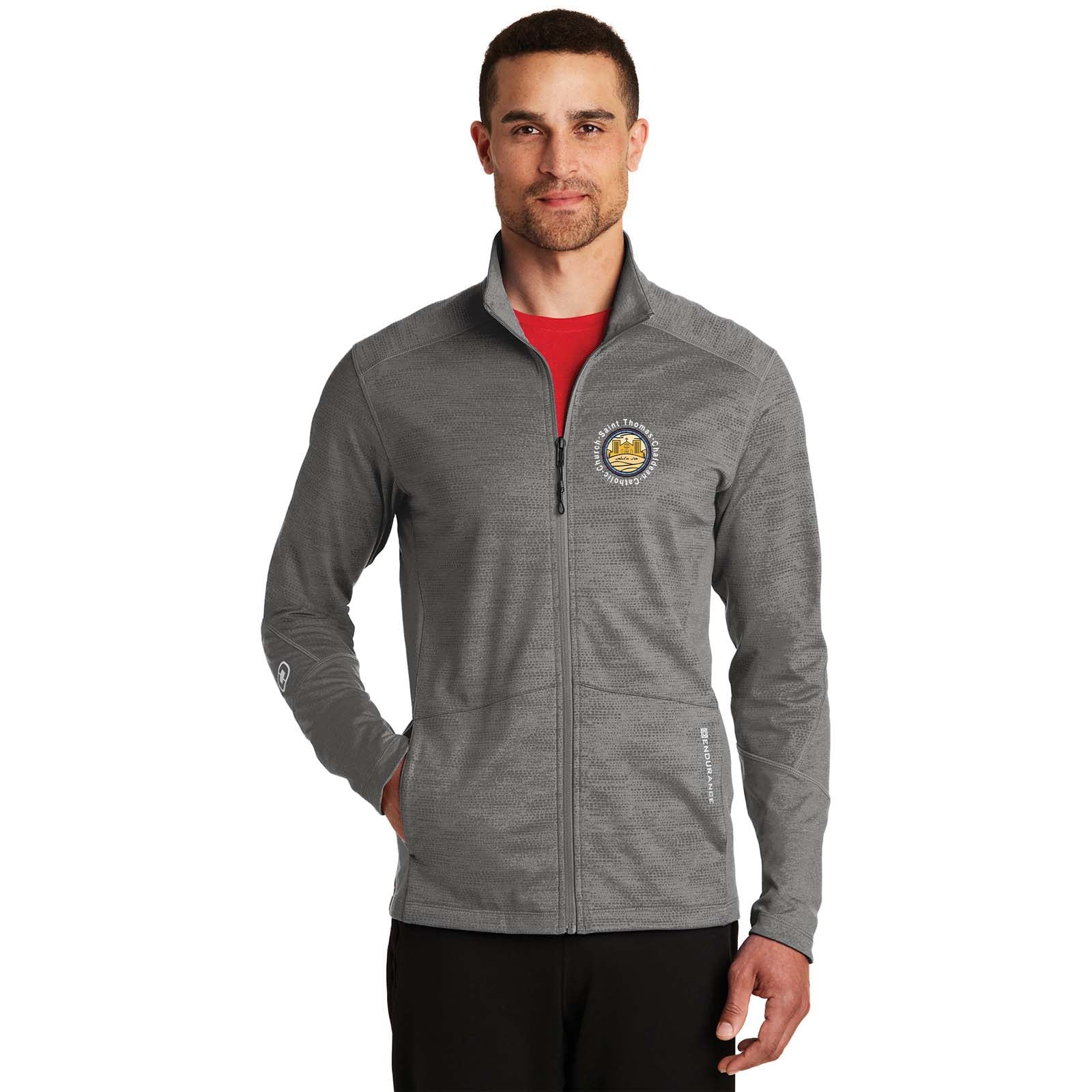 St. Thomas Catholic Church OGIO® ENDURANCE Sonar Full-Zip Printed - Mato & Hash