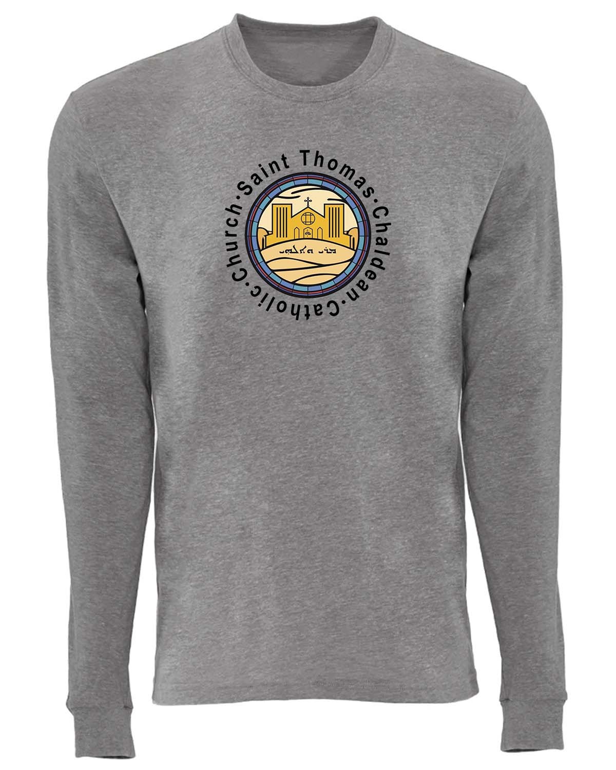 St. Thomas Catholic Church Unisex Blended Long Sleeve T-Shirt Printed - Mato & Hash