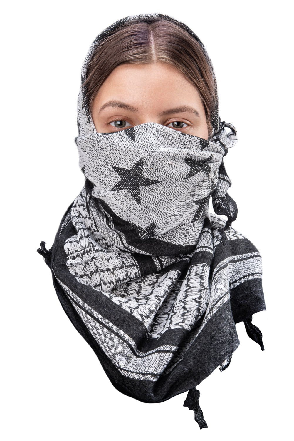 Stars & Stripes Military Scarf Head Wrap - Mato & Hash