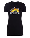 Sunset Full Color Custom Name & Location Family Reunion Womens T Shirts