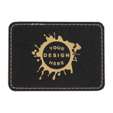 Synthetic Leather Patch w/ Custom Engraving – Large Rectangle - Mato & Hash