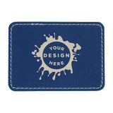 Synthetic Leather Patch w/ Custom Engraving – Small Rectangle - Mato & Hash