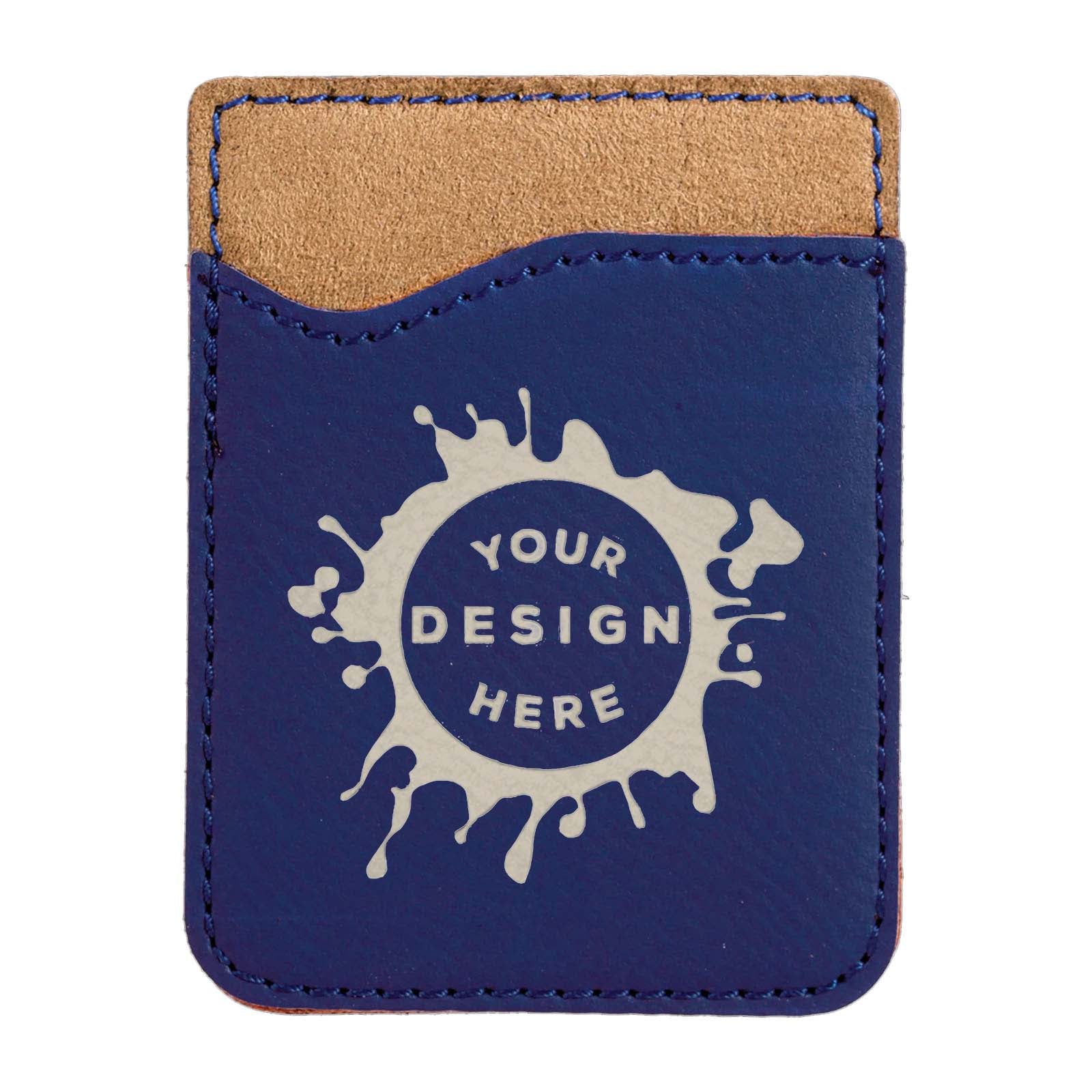 Synthetic Leather Phone Attachment – Custom Engraved Wallet - Mato & Hash