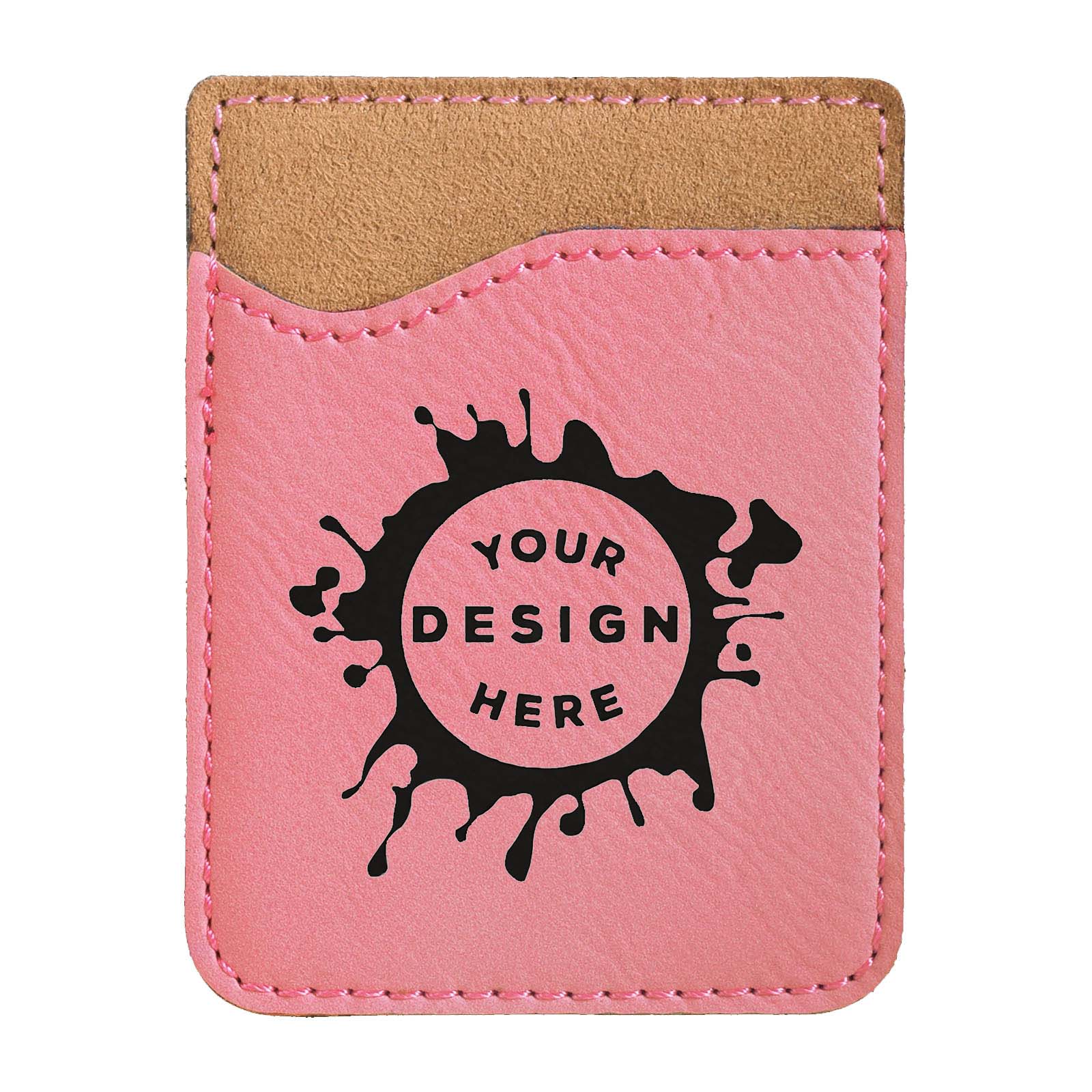 Synthetic Leather Phone Attachment – Custom Engraved Wallet - Mato & Hash