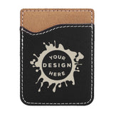 Synthetic Leather Phone Attachment – Custom Engraved Wallet - Mato & Hash