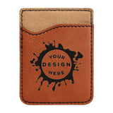 Synthetic Leather Phone Attachment – Custom Engraved Wallet - Mato & Hash