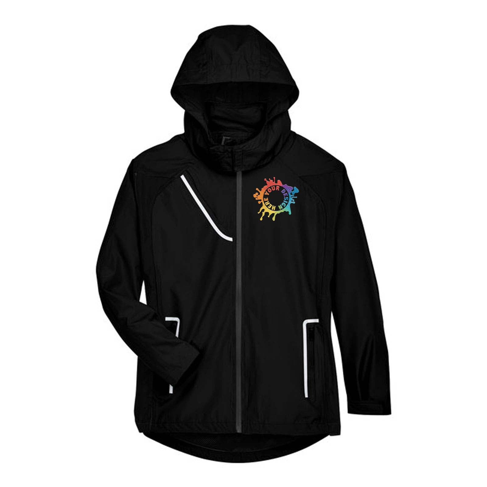 Team 365 Ladies' Dominator Waterproof Jacket Embroidery - Mato & Hash