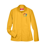 Team 365 Ladies' Leader Soft Shell Jacket Embroidery - Mato & Hash