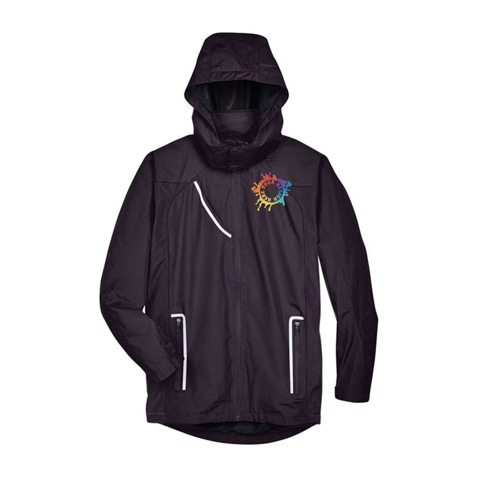 Team 365 Men's Dominator Waterproof Jacket Embroidery - Mato & Hash