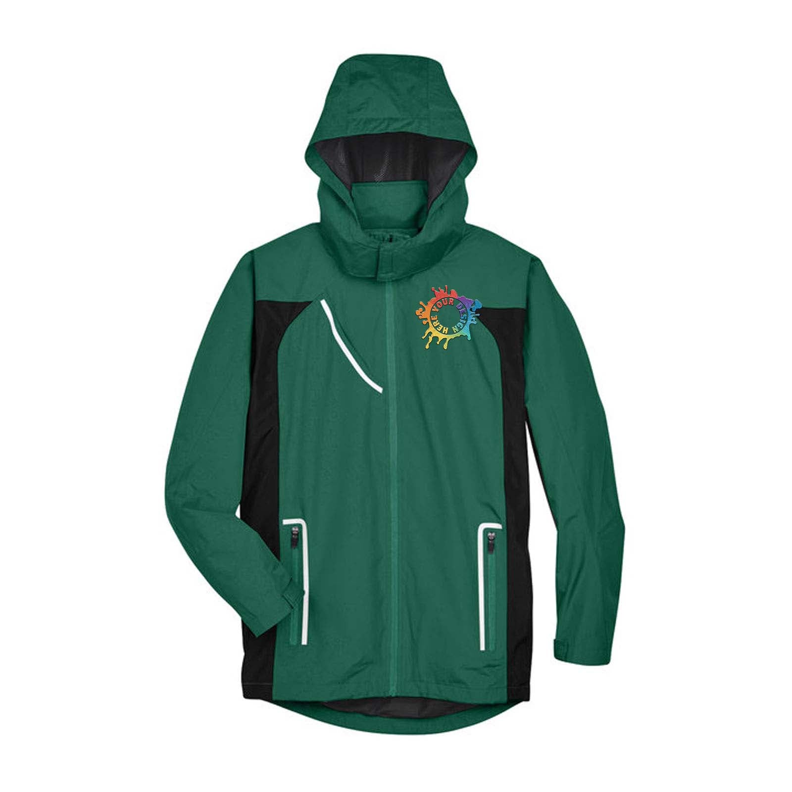 Team 365 Men's Dominator Waterproof Jacket Embroidery - Mato & Hash