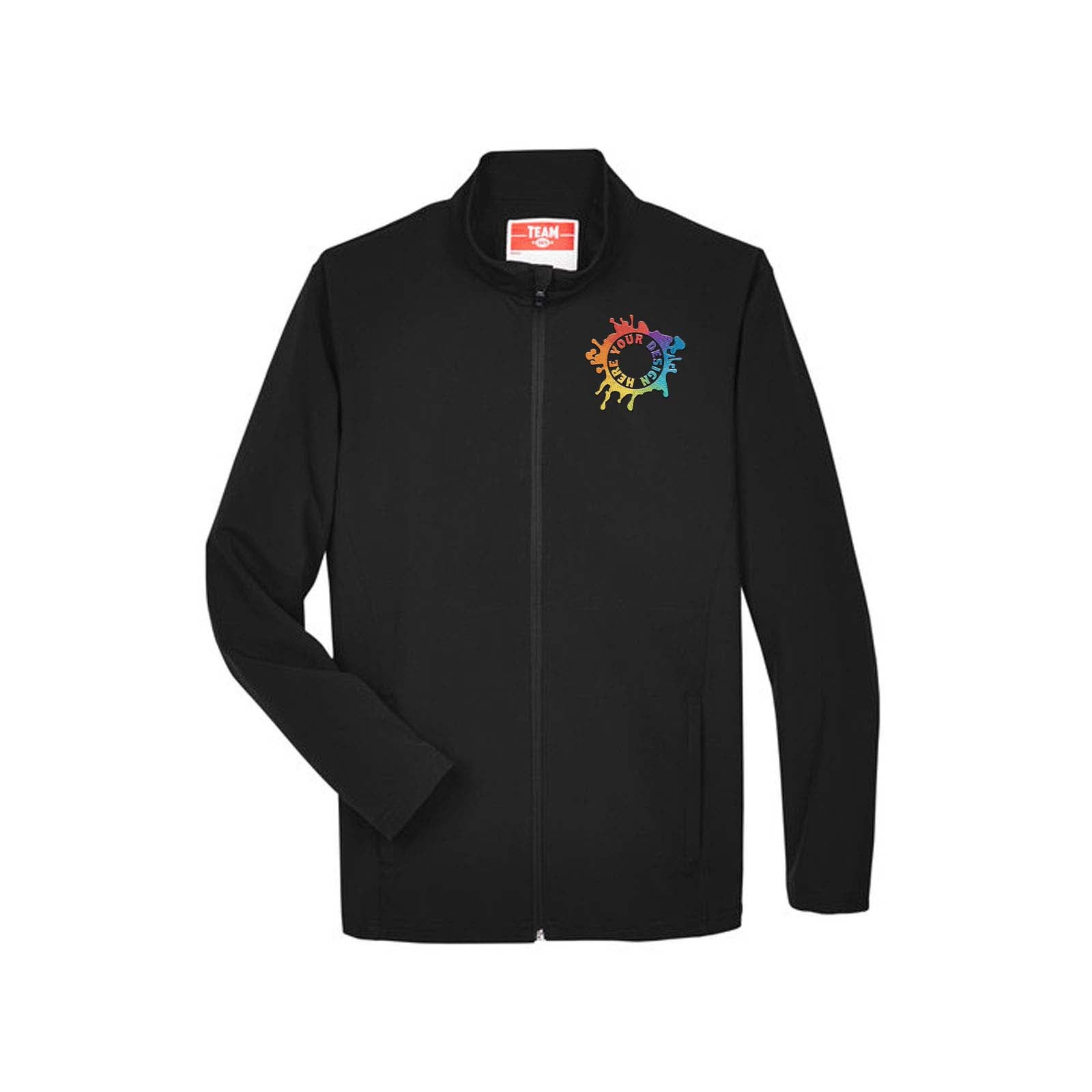 Team 365 Men's Leader Soft Shell Jacket Embroidery - Mato & Hash