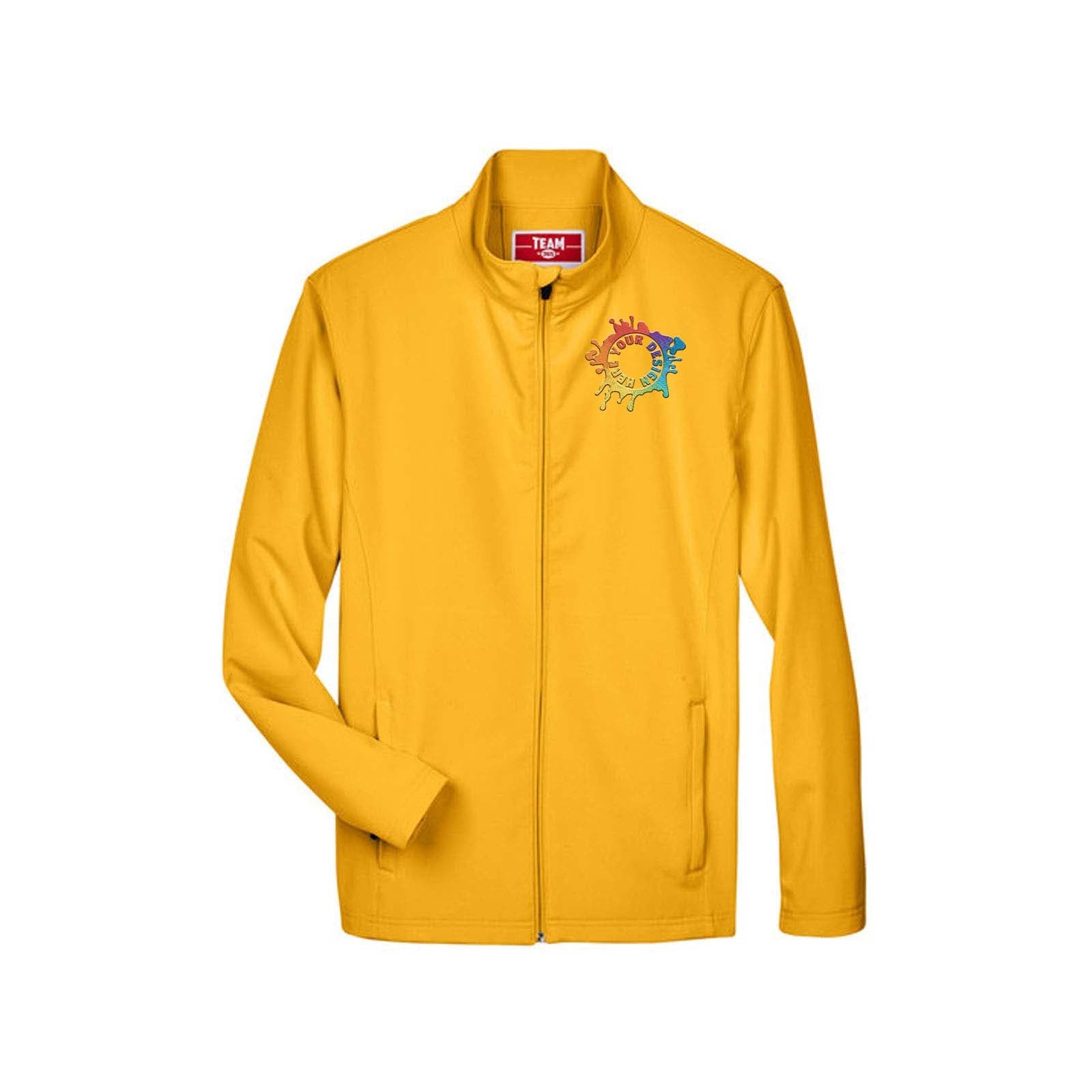 Team 365 Men's Leader Soft Shell Jacket Embroidery - Mato & Hash