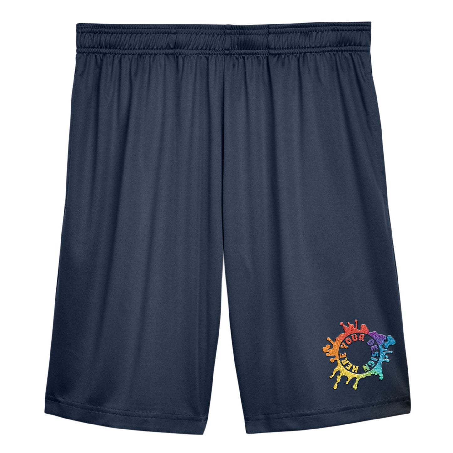 Team 365 Men's Zone Performance Shorts Embroidery - Mato & Hash