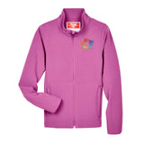 Team 365 Youth Leader Soft Shell Jacket Embroidery - Mato & Hash