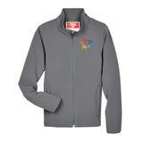 Team 365 Youth Leader Soft Shell Jacket Embroidery - Mato & Hash