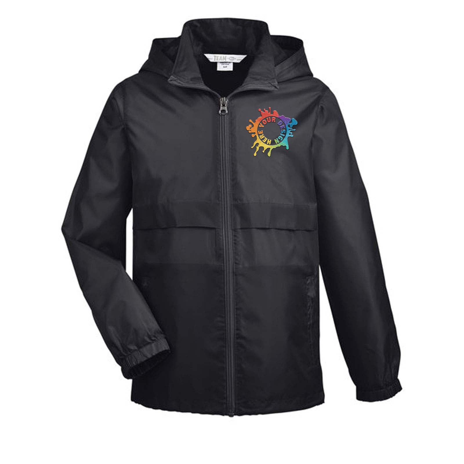 Team 365 Youth Zone Protect Lightweight Jacket Embroidery - Mato & Hash