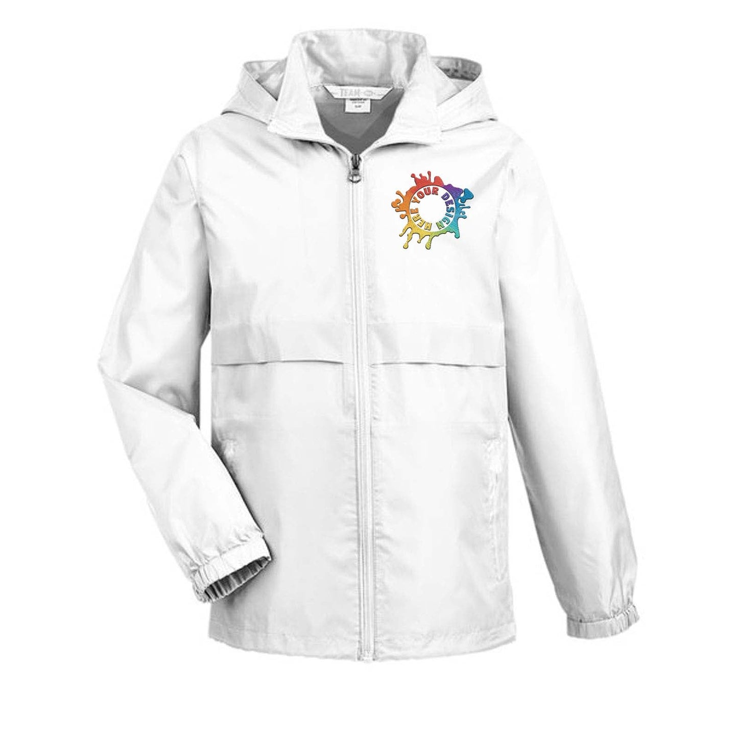 Team 365 Youth Zone Protect Lightweight Jacket Embroidery - Mato & Hash