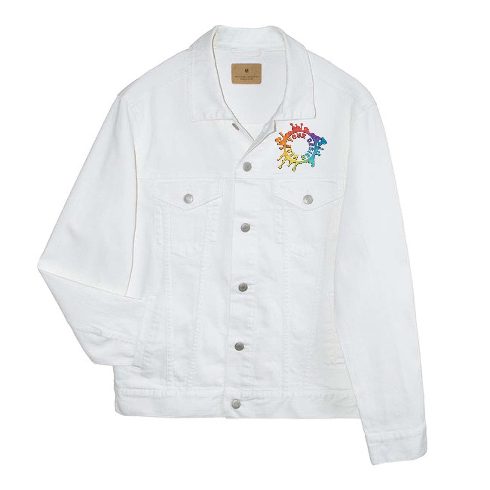 Threadfast Apparel Unisex Denim Jacket Embroidery - Mato & Hash