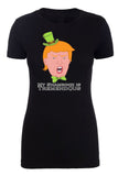 Trump Leprechaun - My Shamrock Is Tremendous Womens T Shirts