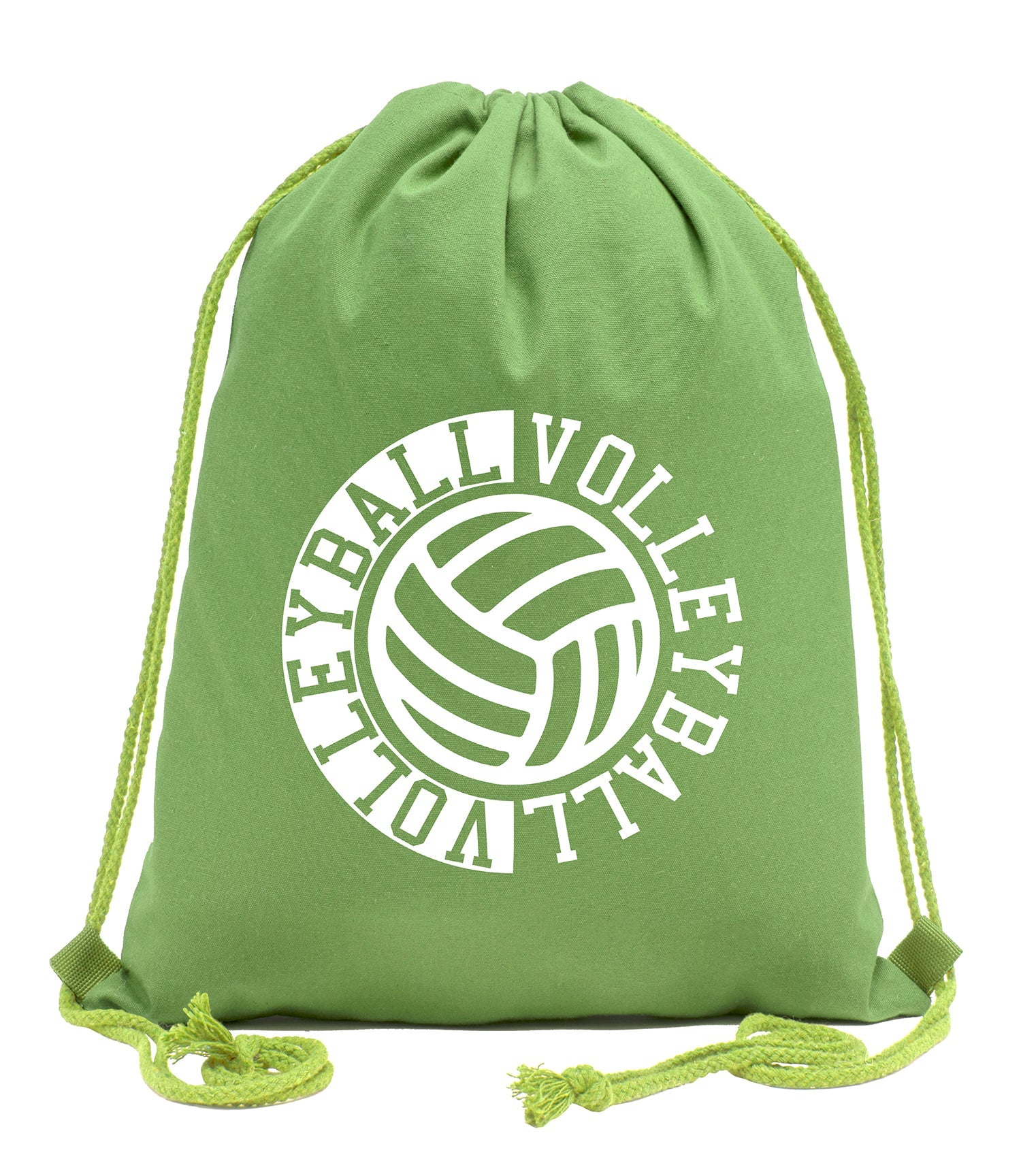 Volleyball Logo Cotton Drawstring Bag - Mato & Hash