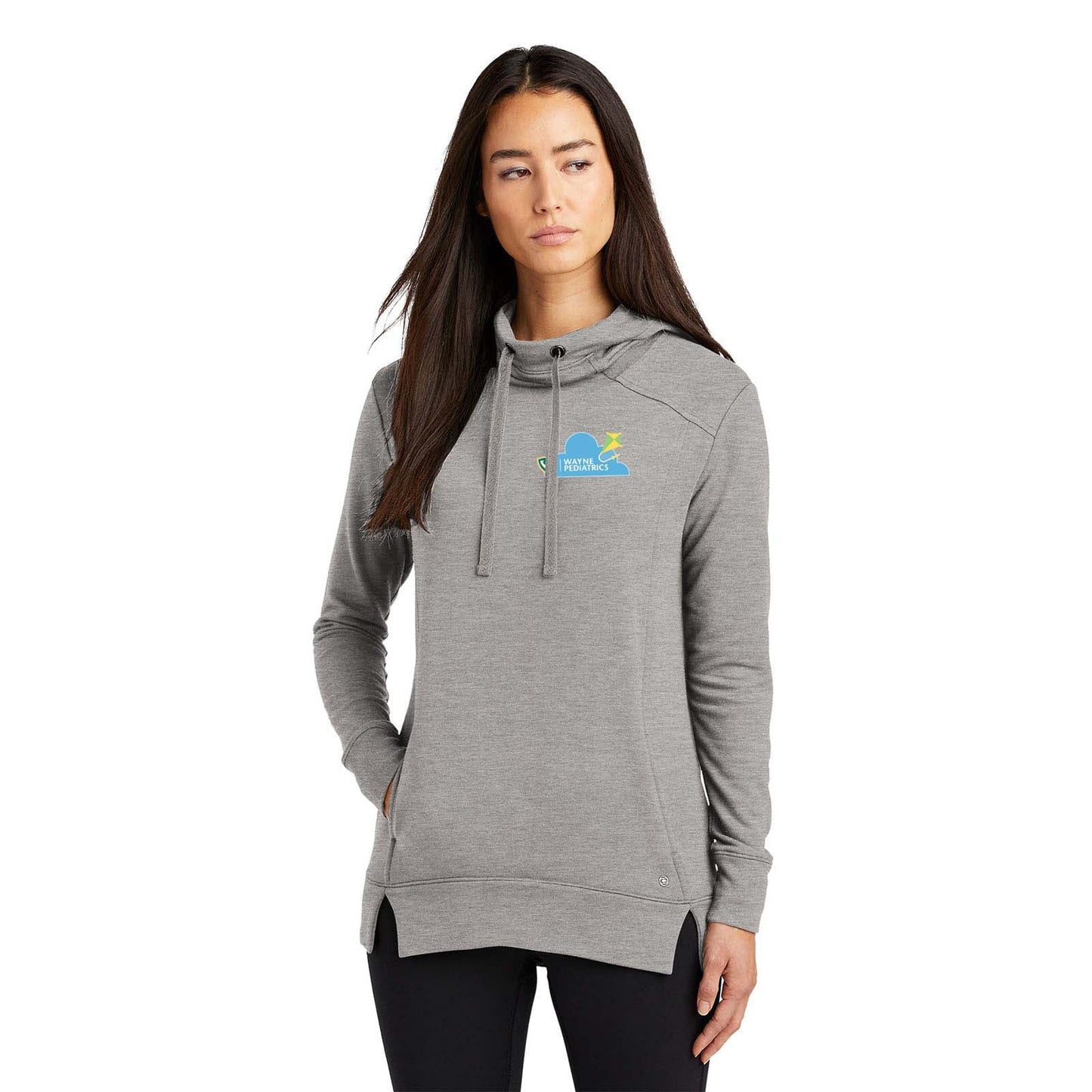 Wayne Pediatrics OGIO ® Ladies Luuma Pullover Fleece Hoodie Left Chest Printed - Mato & Hash