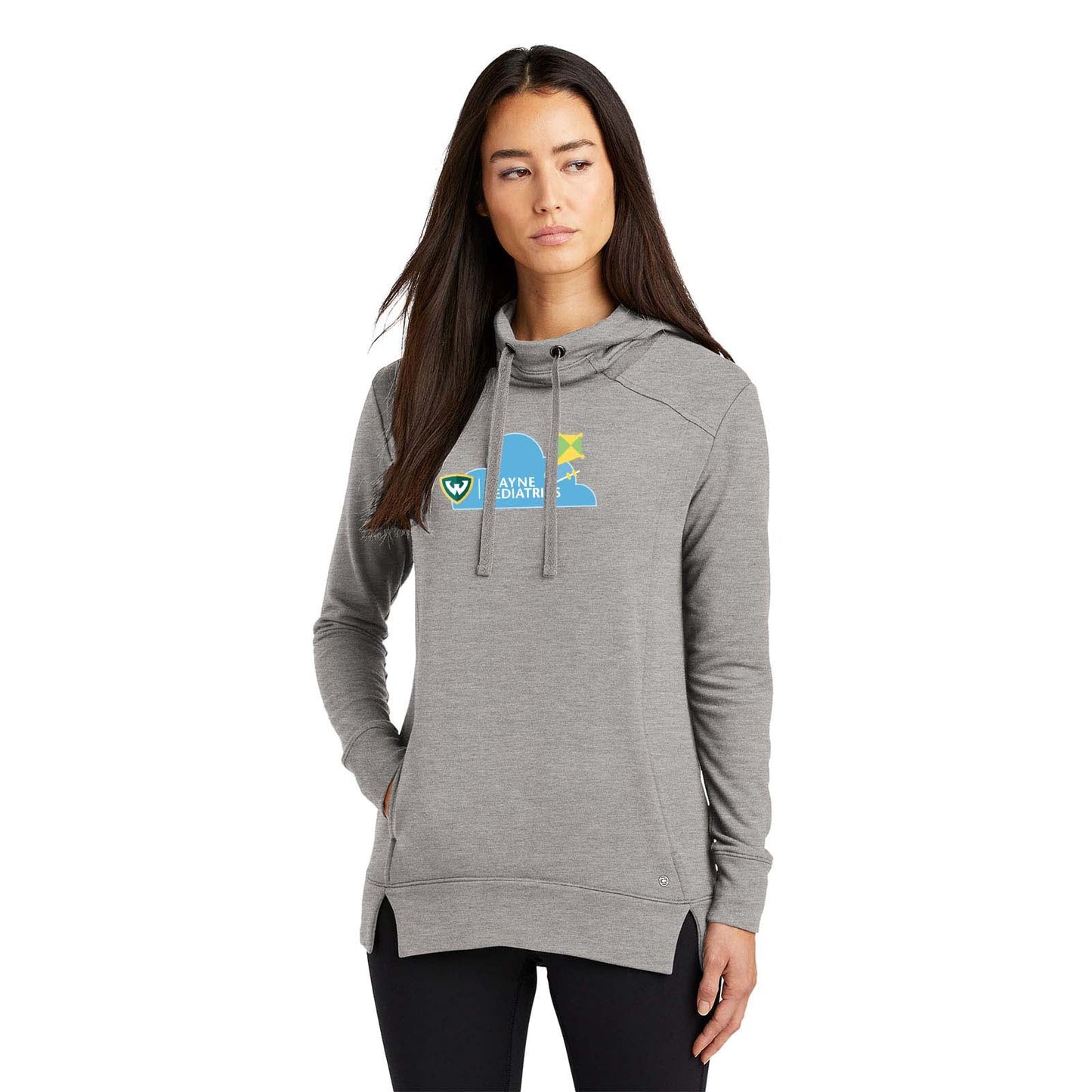 Wayne Pediatrics OGIO ® Ladies Luuma Pullover Fleece Hoodie Printed - Mato & Hash