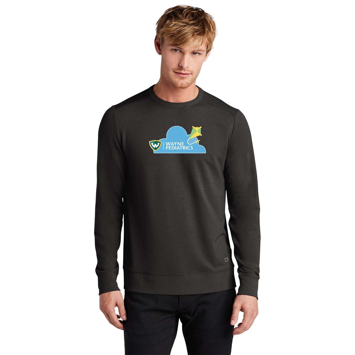 Wayne Pediatrics OGIO® Luuma Flex Long Sleeve Crew Printed - Mato & Hash