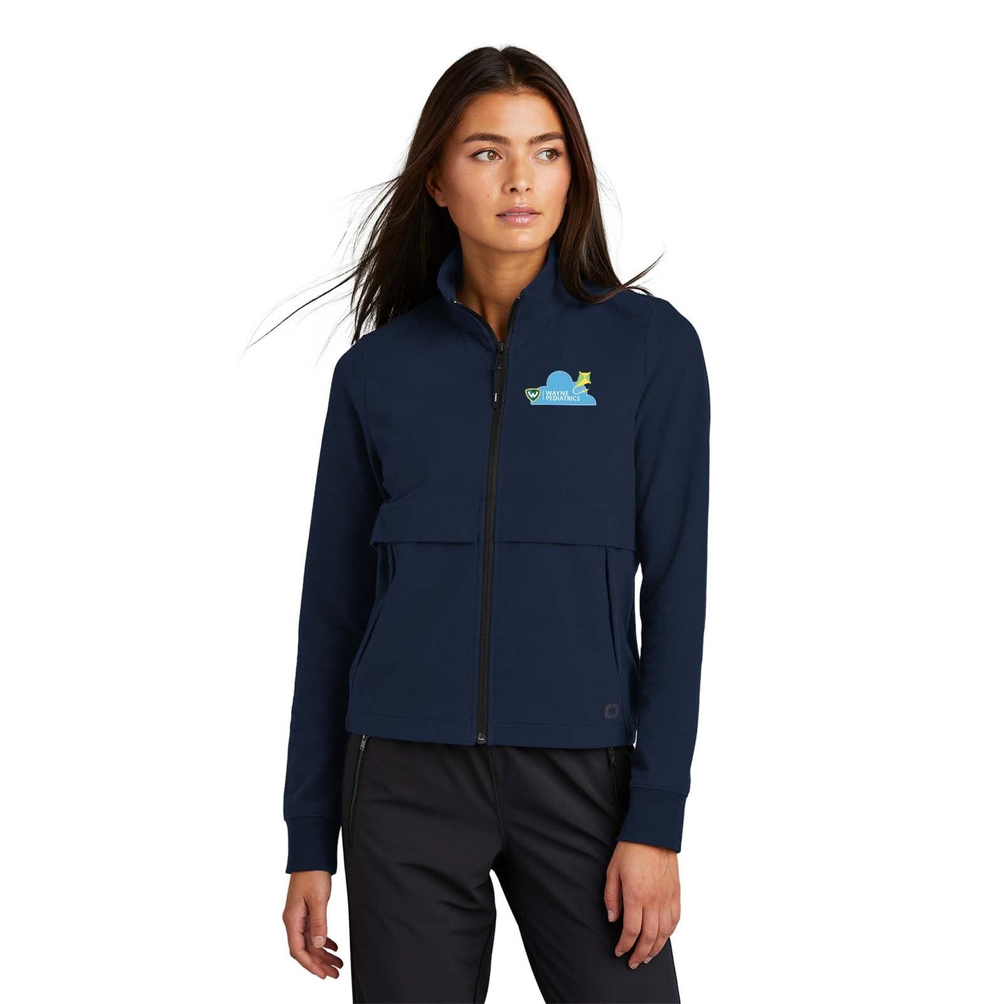 Wayne Pediatrics OGIO® Ladies Outstretch Full-Zip Printed - Mato & Hash