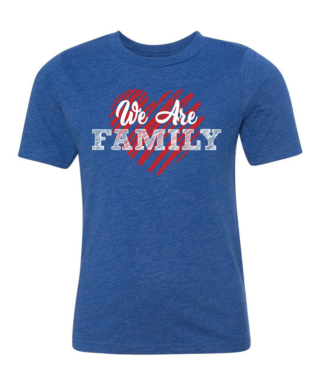 We Are Family - Text in Heart - Kids T Shirts - Mato & Hash