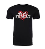We Are Family - Text in Heart - Unisex T Shirts