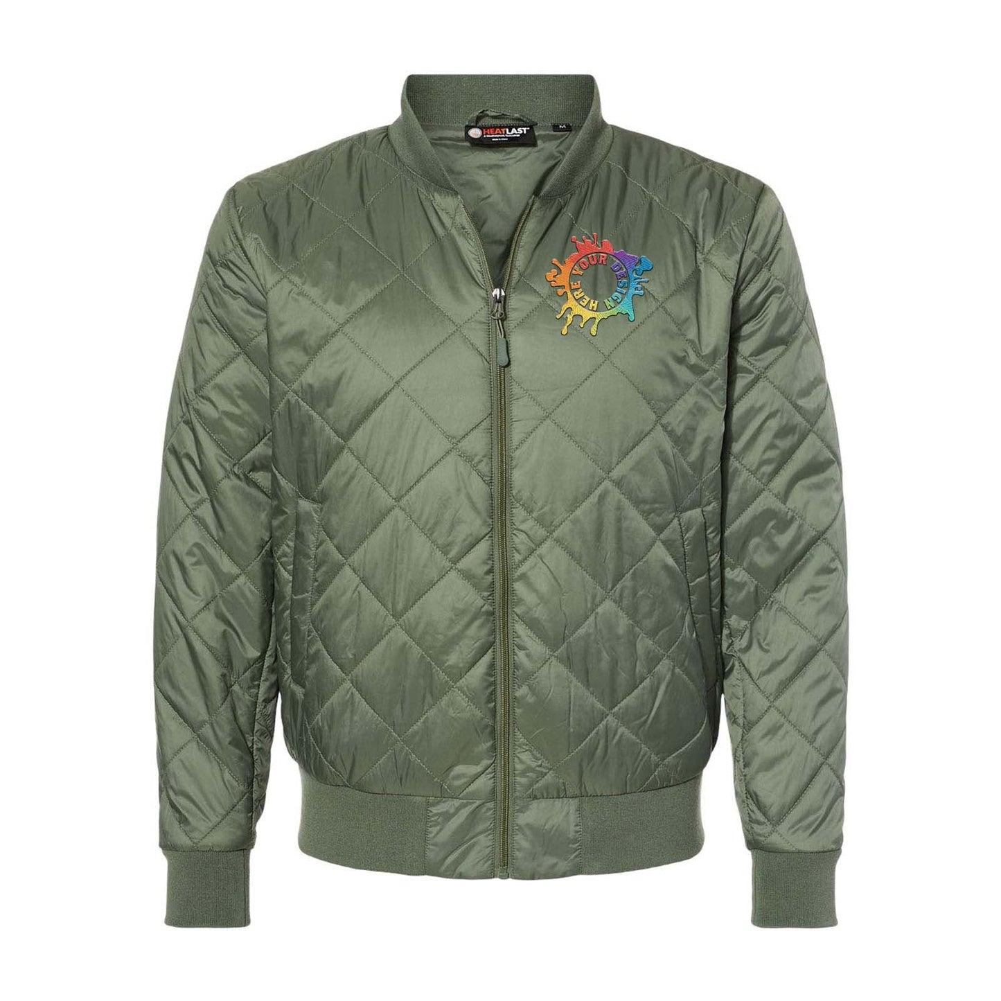 Weatherproof - HeatLast™ Quilted Packable Bomber Embroidery - Mato & Hash