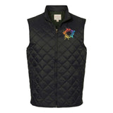 Weatherproof Vintage Diamond Quilted Vest Embroidery