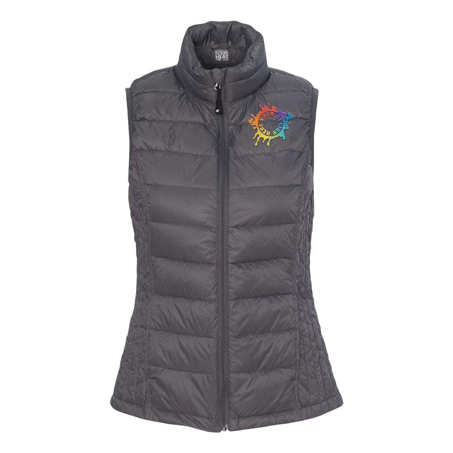 Weatherproof Women's 32 Degrees Packable Down Vest Embroidery - Mato & Hash