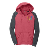 Women's Lightweight Fleece Raglan Hoodie Embroidery - Mato & Hash
