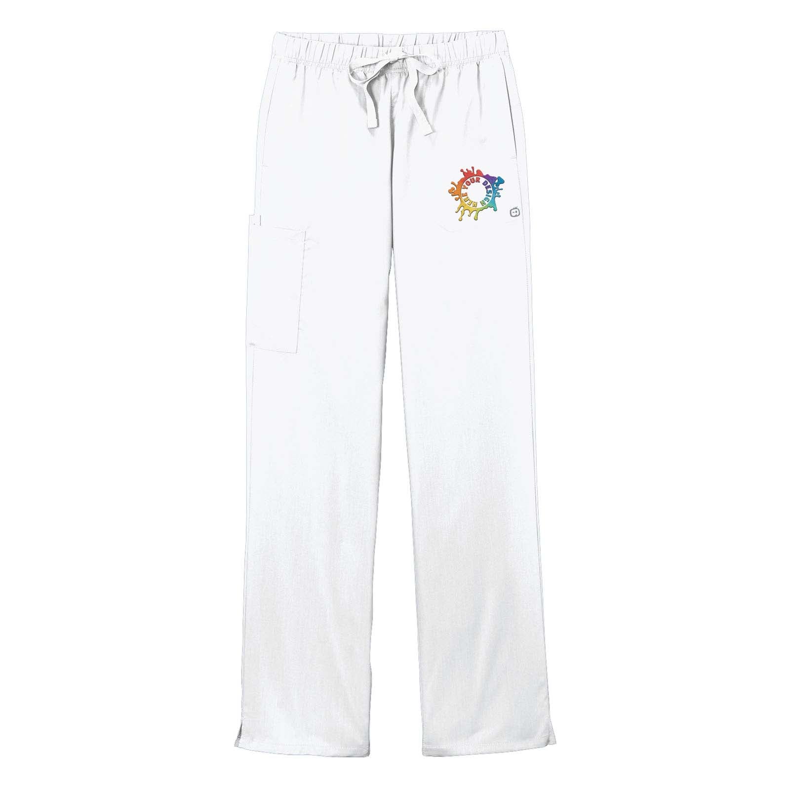 WonderWink® Women’s Premiere Flex™ Cargo Pant Embroidery - Mato & Hash