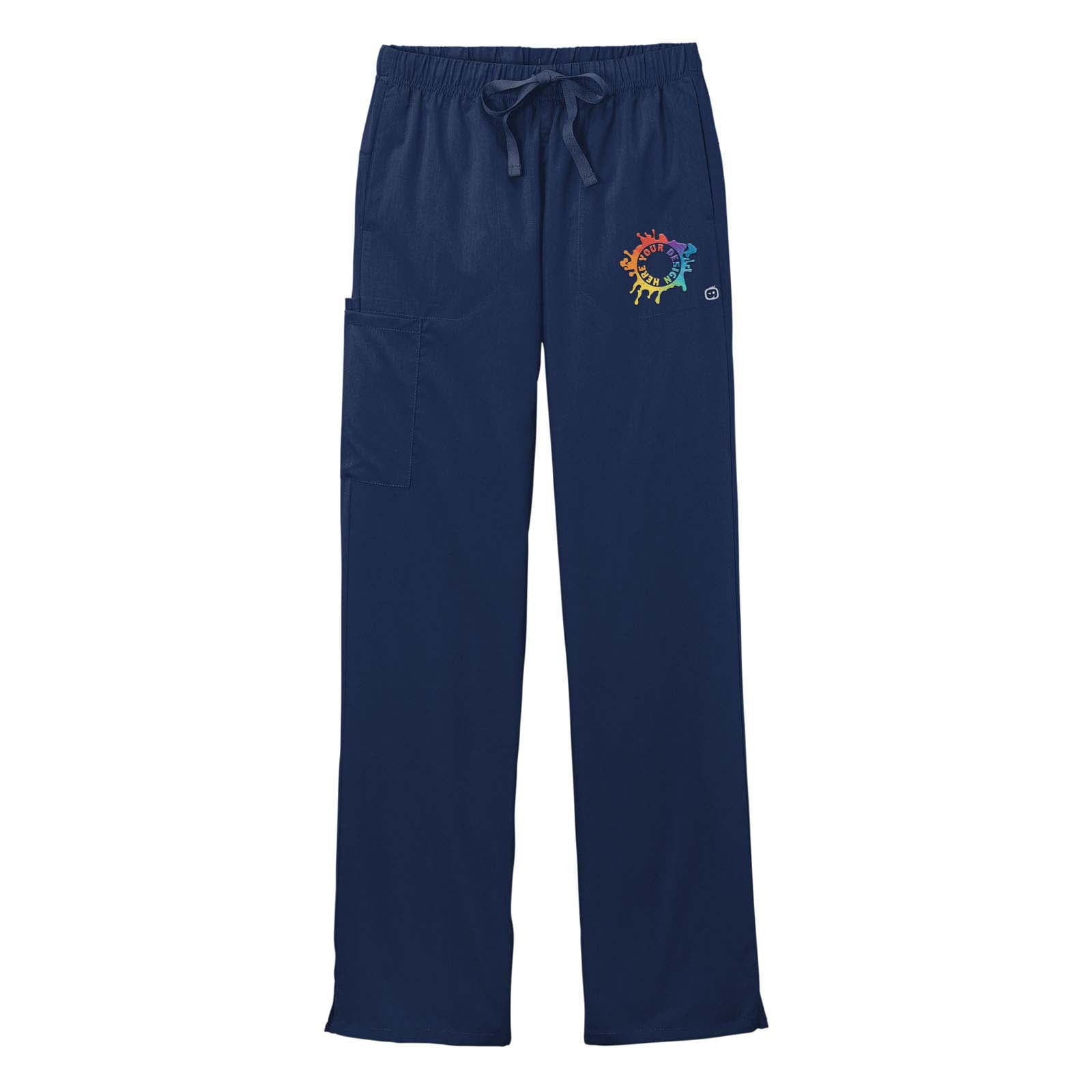 WonderWink® Women’s Premiere Flex™ Cargo Pant Embroidery - Mato & Hash