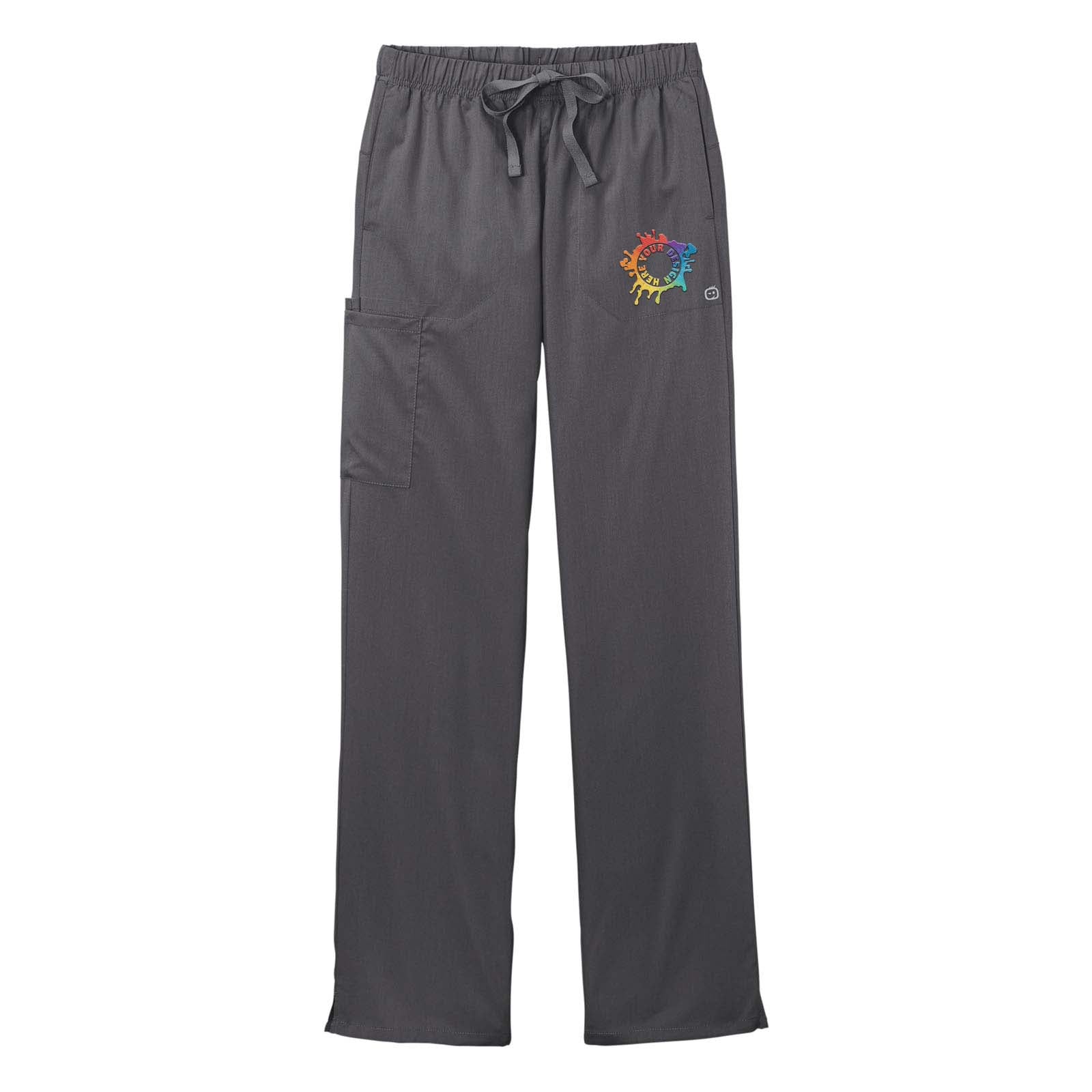 WonderWink® Women’s Premiere Flex™ Cargo Pant Embroidery - Mato & Hash