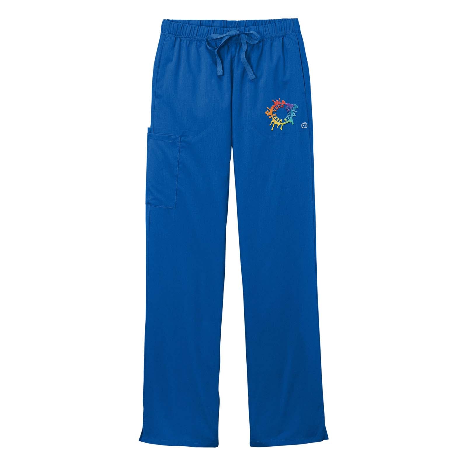 WonderWink® Women’s Premiere Flex™ Cargo Pant Embroidery - Mato & Hash