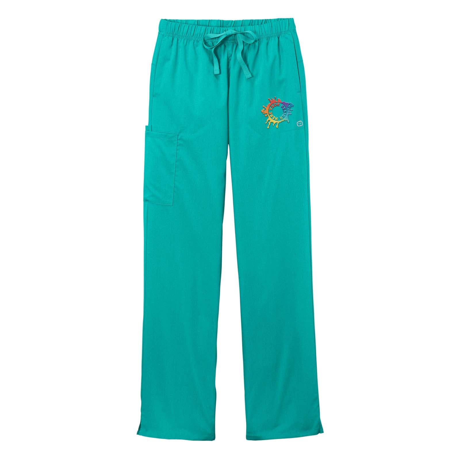 WonderWink® Women’s Premiere Flex™ Cargo Pant Embroidery - Mato & Hash